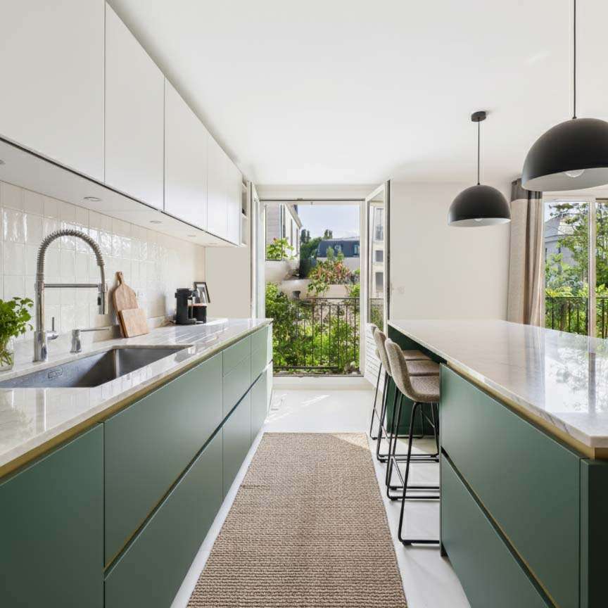 Cuisine rénovée à Marly le Roi par CHC Habitat