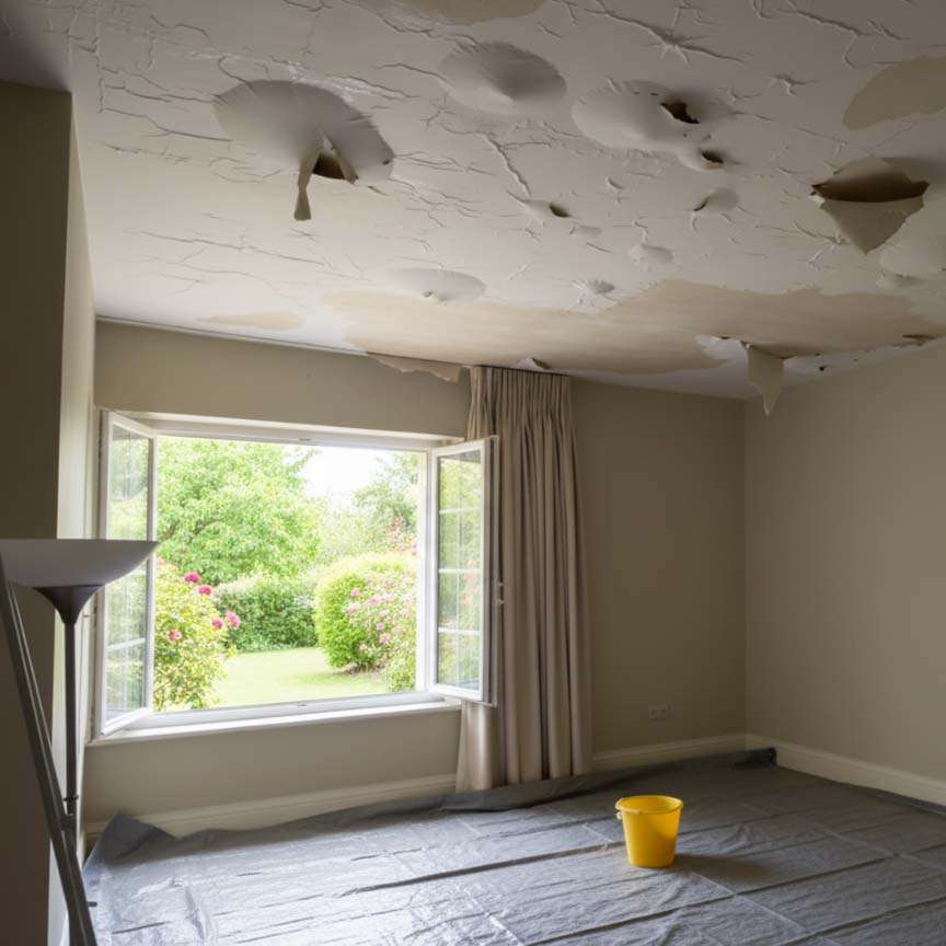 Travaux après dégat des eaux à Viroflay par CHC Habitat