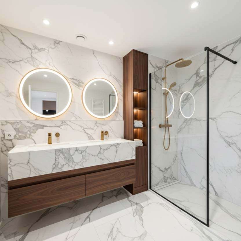 Rénovation d'une salle de bains à Boulogne Billancourt